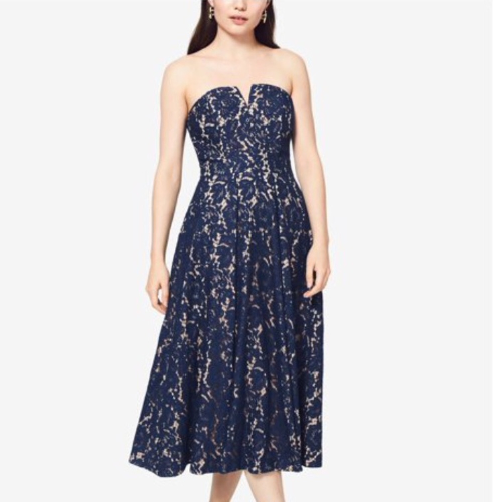 Fame And Partners Lace Sweetheart Cocktail Dress 4